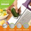Spring Chef 4-Sided Cheese Grater Stainless Steel Kitchen-5