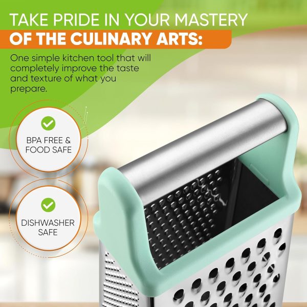 Stainless Steel Cheese Grater Spring Chef-4