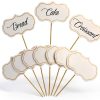 Funactu Cheese Markers Premium Bamboo DIY Food Labels Party-0
