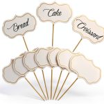 Funactu Cheese Markers Premium Bamboo DIY Food Labels Party-0