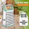 Stainless Steel Cheese Grater Spring Chef-3