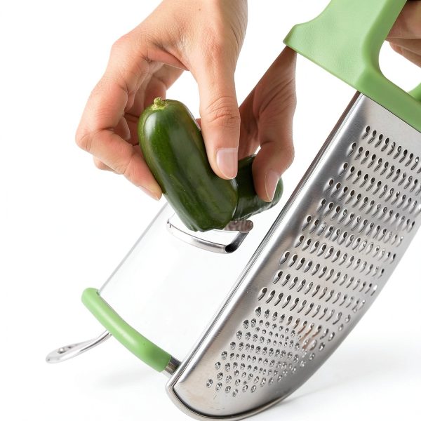 Steel Cheese Grater Spring Chef Minimalist-5
