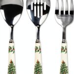Spode Christmas Tree Cutlery Set Porcelain Stainless Steel-0