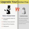 X Home Cheese Grater Stainless Steel Dishwasher Safe Blades-1