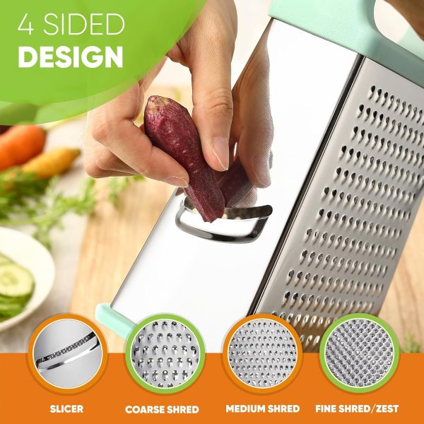 Stainless Steel Cheese Grater Spring Chef-5