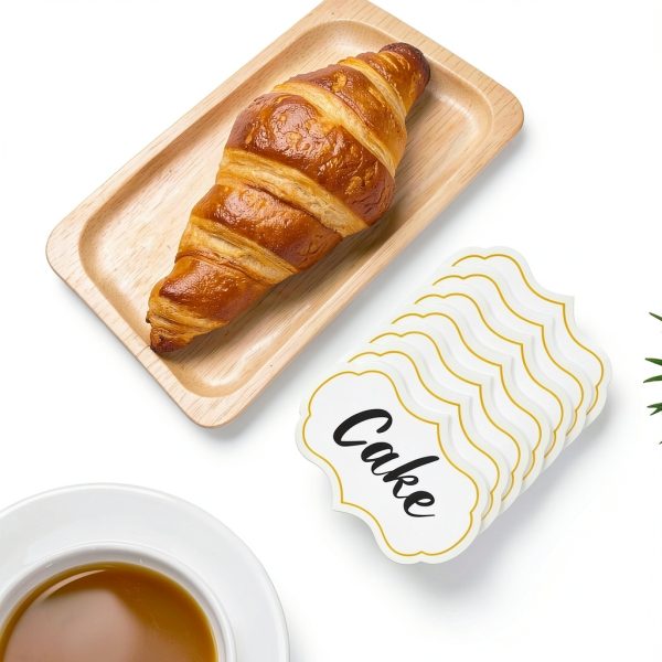 Funactu Cheese Markers Premium Bamboo DIY Food Labels Party-1