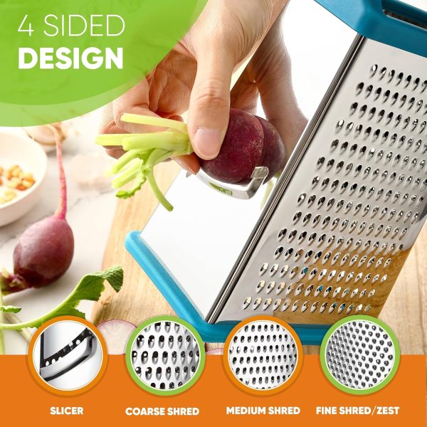 Cheese Grater Spring Chef Stainless Steel XL-5