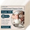 VONLUNK Cheesecloth Unbleached Cotton Kitchen Strainer-0