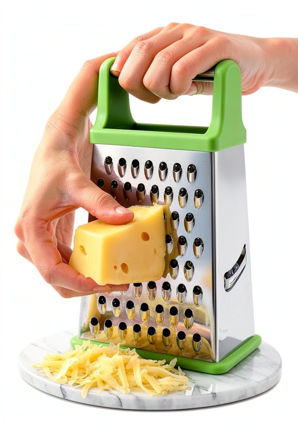 Steel Cheese Grater Spring Chef Minimalist-2