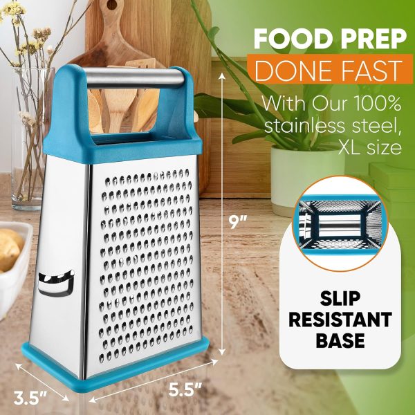Cheese Grater Spring Chef Stainless Steel XL-3