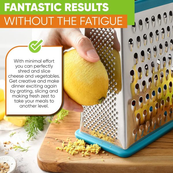 Cheese Grater Spring Chef Stainless Steel XL-6