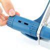KITCHENDAO Cheese Slicer Stainless Steel Adjustable Blue-3