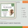 Cotton Farm Nut Milk Bag 14x14 Natural Beige-2