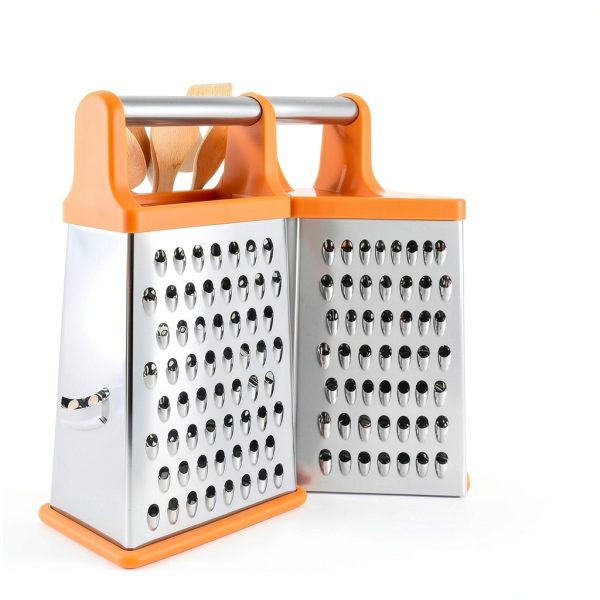 Spring Chef Cheese Grater Stainless Steel 4 Sided Kitchen-3