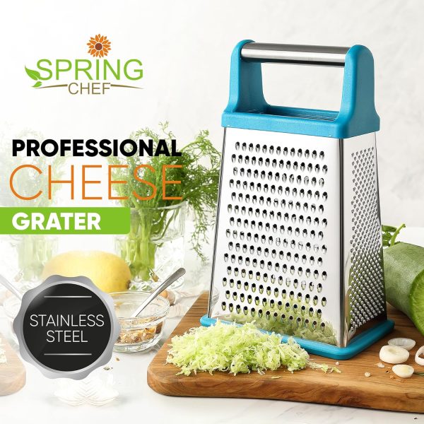 Cheese Grater Spring Chef Stainless Steel XL-1