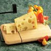 Prodyne Beechwood Cheese Slicer Manual Stainless Steel Wire-1