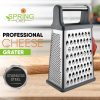 Spring Chef Stainless Cheese Grater XL Minimalist-1