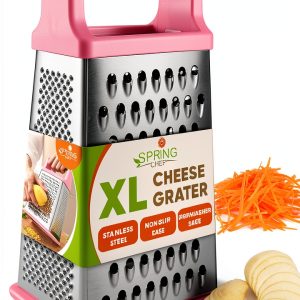 Spring Chef Cheese Grater Stainless Steel 4 Sided Design-0