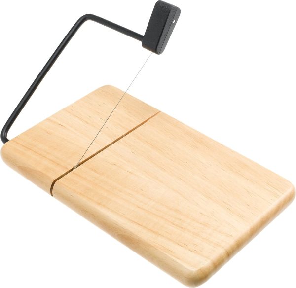 Prodyne Beechwood Cheese Slicer Manual Stainless Steel Wire-0