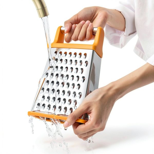 Spring Chef Cheese Grater Stainless Steel 4 Sided Kitchen-7