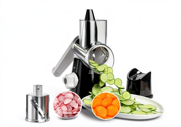 Cambom Cheese Grater Stainless Steel 5 Blades Kitchen Tool-4