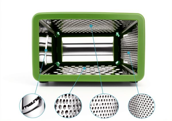 Steel Cheese Grater Spring Chef Minimalist-8