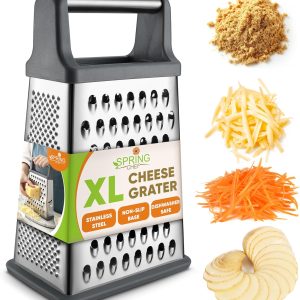 Spring Chef Stainless Cheese Grater XL Minimalist-0