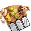 Joined Cheese Grater Plastic Stainless Steel Dishwasher Safe-4