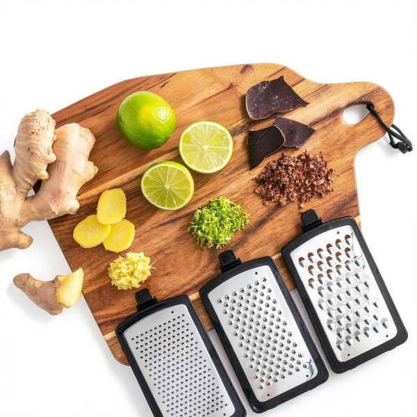 Joined Cheese Grater Plastic Stainless Steel Dishwasher Safe-4