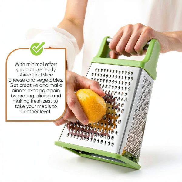 Steel Cheese Grater Spring Chef Minimalist-6