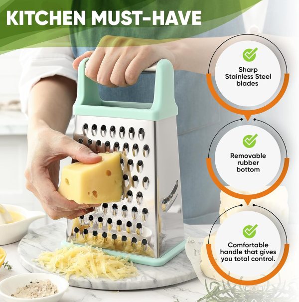 Stainless Steel Cheese Grater Spring Chef-2