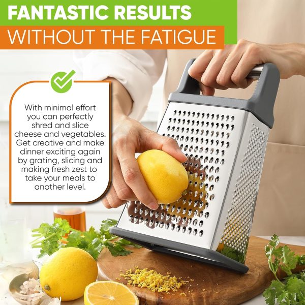 Spring Chef Stainless Cheese Grater XL Minimalist-6