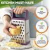 Spring Chef 4-Sided Cheese Grater Stainless Steel Kitchen-2
