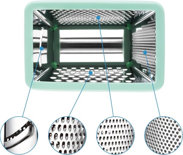 Stainless Steel Cheese Grater Spring Chef-7