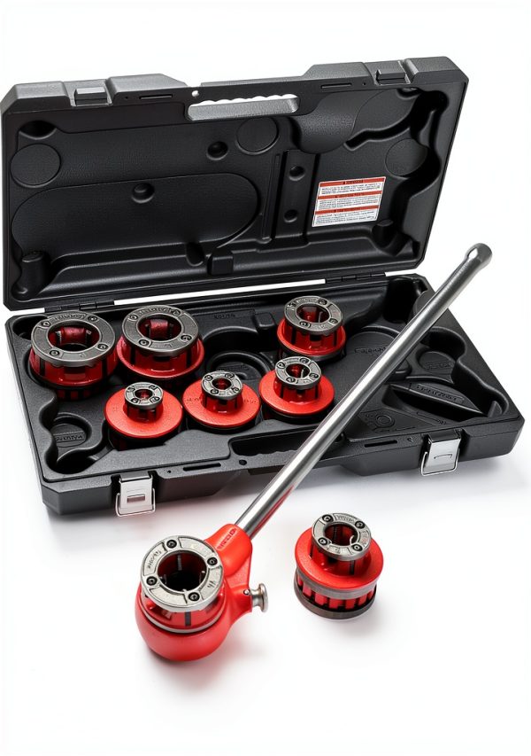 Ridgid Red Pipe Threading Ratchet 150 Ft Lb Hand-4