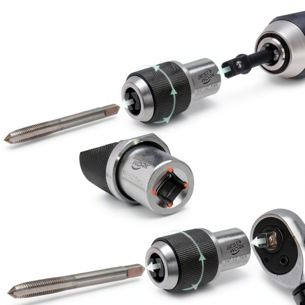 Adjustable Tap Socket Set Bestwork Chrome Steel-5
