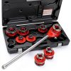 Ridgid Red Pipe Threading Ratchet 150 Ft Lb Hand-3