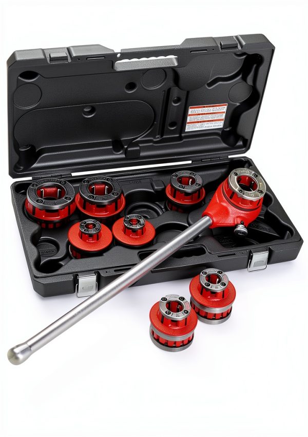 Ridgid Red Pipe Threading Ratchet 150 Ft Lb Hand-3