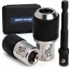 Adjustable Tap Socket Set Bestwork Chrome Steel-0
