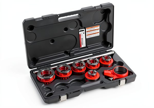 Ridgid Red Pipe Threading Ratchet 150 Ft Lb Hand-0