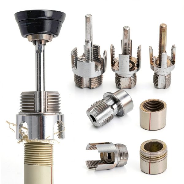 Evponk Carbon Steel Pipe Threading Tool Kit-4