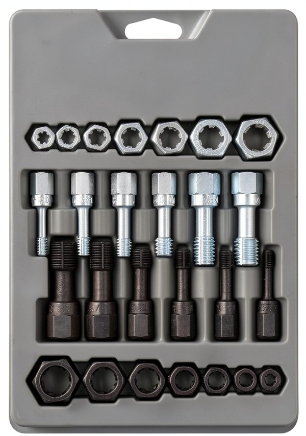 Lang Tools Tap Die Set 2581 Coarse Fine Steel-0