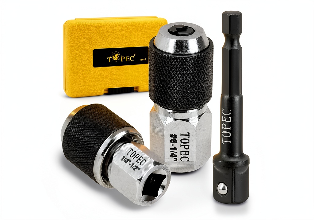 Topec Hand Powered Tap Socket Set made of Chrome Molybdenum Steel