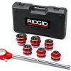 Ridgid Red Pipe Threading Ratchet 150 Ft Lb Hand-2