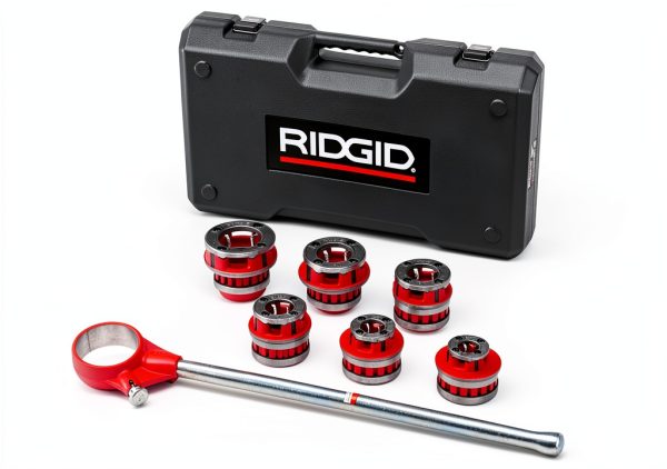 Ridgid Red Pipe Threading Ratchet 150 Ft Lb Hand-2