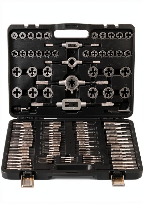 VEVOR Tap and Die Set 110PC Metric Hardened Steel with Portable Case-8