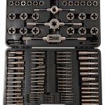 VEVOR Tap and Die Set 110PC Metric Hardened Steel with Portable Case-0