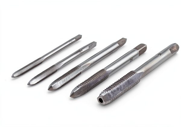 Mesee Metric Thread Tap Set Powder Coated T‑Handle 5pcs HSS-2