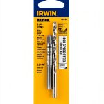 Irwin Tools S2 Steel Wood Drill Bit Set Model 80230 Shock Resistant-0