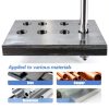 Mesee Metric Thread Tap Set Powder Coated T‑Handle 5pcs HSS-6